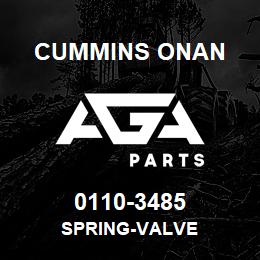 0110-3485 Cummins Onan SPRING-VALVE | AGA Parts