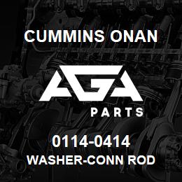 0114-0414 Cummins Onan WASHER-CONN ROD | AGA Parts