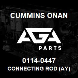 0114-0447 Cummins Onan CONNECTING ROD (AY) | AGA Parts