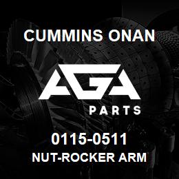 0115-0511 Cummins Onan NUT-ROCKER ARM | AGA Parts