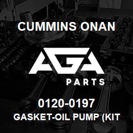 0120-0197 Cummins Onan GASKET-OIL PUMP (KITS) | AGA Parts