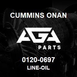0120-0697 Cummins Onan LINE-OIL | AGA Parts