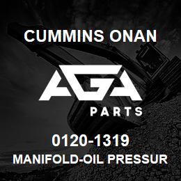 0120-1319 Cummins Onan MANIFOLD-OIL PRESSURE | AGA Parts