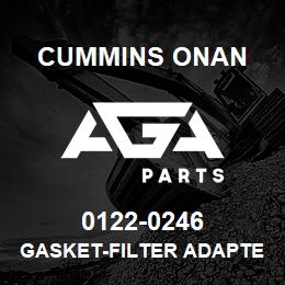 0122-0246 Cummins Onan GASKET-FILTER ADAPTER | AGA Parts