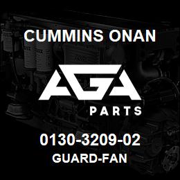 0130-3209-02 Cummins Onan GUARD-FAN | AGA Parts