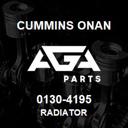 0130-4195 Cummins Onan RADIATOR | AGA Parts