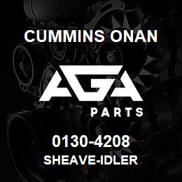 0130-4208 Cummins Onan SHEAVE-IDLER | AGA Parts