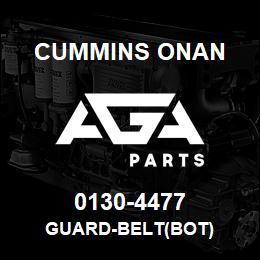 0130-4477 Cummins Onan GUARD-BELT(BOT) | AGA Parts