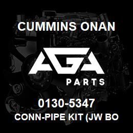 0130-5347 Cummins Onan CONN-PIPE KIT (JW BOT TANK) | AGA Parts
