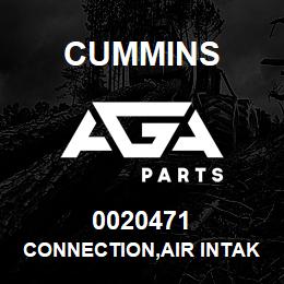 0020471 Cummins CONNECTION,AIR INTAKE | AGA Parts