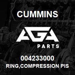 004233000 Cummins RING,COMPRESSION PISTON | AGA Parts