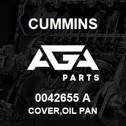 0042655 A Cummins COVER,OIL PAN | AGA Parts