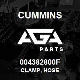 004382800F Cummins CLAMP, HOSE | AGA Parts