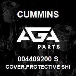 004409200 S Cummins COVER,PROTECTIVE SHIPPING | AGA Parts