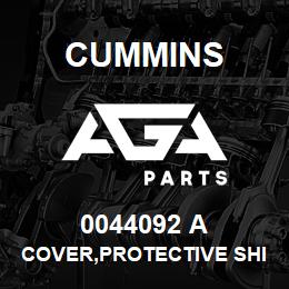 0044092 A Cummins COVER,PROTECTIVE SHIPPING | AGA Parts