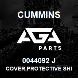 0044092 J Cummins COVER,PROTECTIVE SHIPPING | AGA Parts