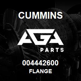 004442600 Cummins FLANGE | AGA Parts