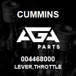 004468000 Cummins LEVER,THROTTLE | AGA Parts