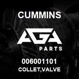 006001101 Cummins COLLET,VALVE | AGA Parts