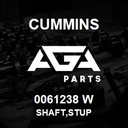 0061238 W Cummins SHAFT,STUP | AGA Parts