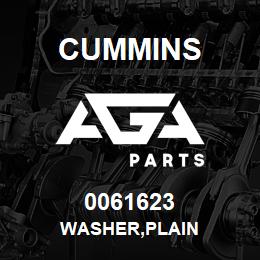 0061623 Cummins WASHER,PLAIN | AGA Parts