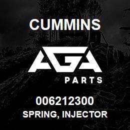 006212300 Cummins SPRING, INJECTOR | AGA Parts