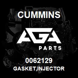 0062129 Cummins GASKET,INJECTOR | AGA Parts
