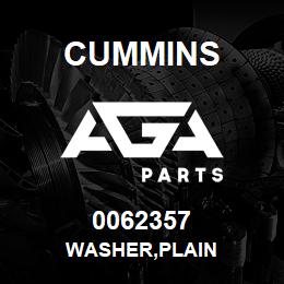 0062357 Cummins WASHER,PLAIN | AGA Parts