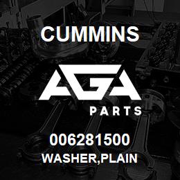 006281500 Cummins WASHER,PLAIN | AGA Parts