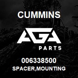 006338500 Cummins SPACER,MOUNTING | AGA Parts