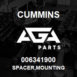 006341900 Cummins SPACER,MOUNTING | AGA Parts