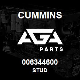006344600 Cummins STUD | AGA Parts