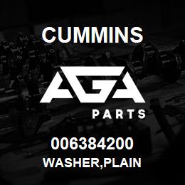 006384200 Cummins WASHER,PLAIN | AGA Parts