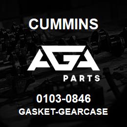 0103-0846 Cummins GASKET-GEARCASE | AGA Parts