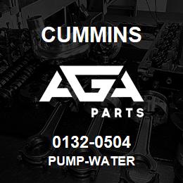0132-0504 Cummins PUMP-WATER | AGA Parts