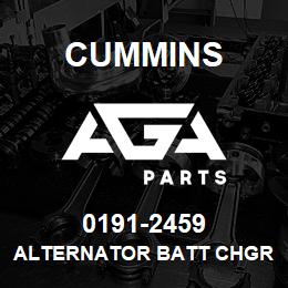0191-2459 Cummins ALTERNATOR BATT CHGR | AGA Parts