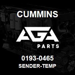 0193-0465 Cummins SENDER-TEMP | AGA Parts