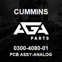 0300-4080-01 Cummins PCB ASSY-ANALOG | AGA Parts