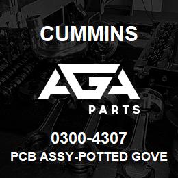 0300-4307 Cummins PCB ASSY-POTTED GOVERNOR | AGA Parts