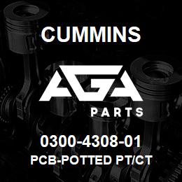 0300-4308-01 Cummins PCB-POTTED PT/CT | AGA Parts