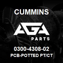 0300-4308-02 Cummins PCB-POTTED PT/CT | AGA Parts