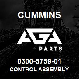 0300-5759-01 Cummins CONTROL ASSEMBLY | AGA Parts