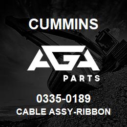 0335-0189 Cummins CABLE ASSY-RIBBON | AGA Parts