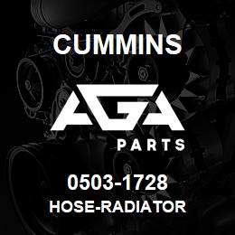 0503-1728 Cummins HOSE-RADIATOR | AGA Parts