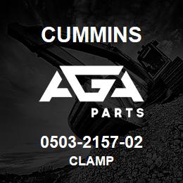 0503-2157-02 Cummins CLAMP | AGA Parts
