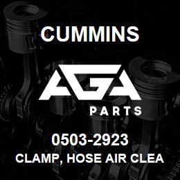 0503-2923 Cummins CLAMP, HOSE AIR CLEANER | AGA Parts