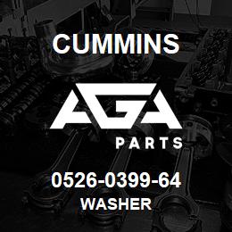 0526-0399-64 Cummins WASHER | AGA Parts