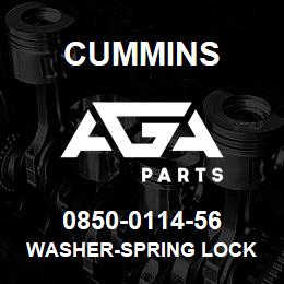 0850-0114-56 Cummins WASHER-SPRING LOCK | AGA Parts