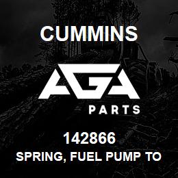 142866 Cummins SPRING, FUEL PUMP TORQUE | AGA Parts