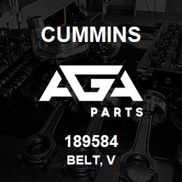 189584 Cummins BELT, V | AGA Parts